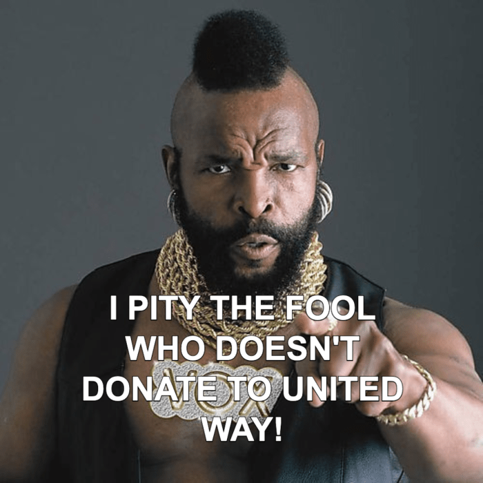 I pity the fool speaker