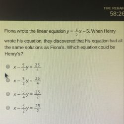 Tomas wrote the equation y 3x 3 4