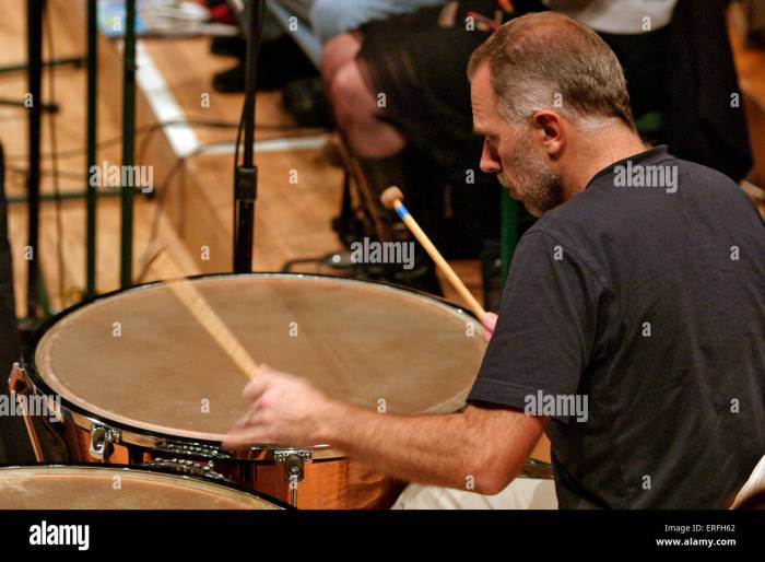 Timpanist alamy stock